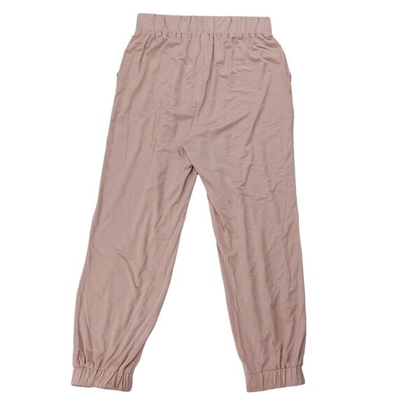Fabletics Jogger Pants Womens Small Dusty Pink Tapered Activewear Comfort Gym - Picture 6 of 11